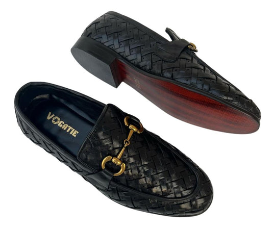 Knitted Hand Made Leather Shoes