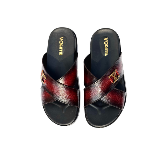 1144 Men’s Double-Shaded Quilted Slippers