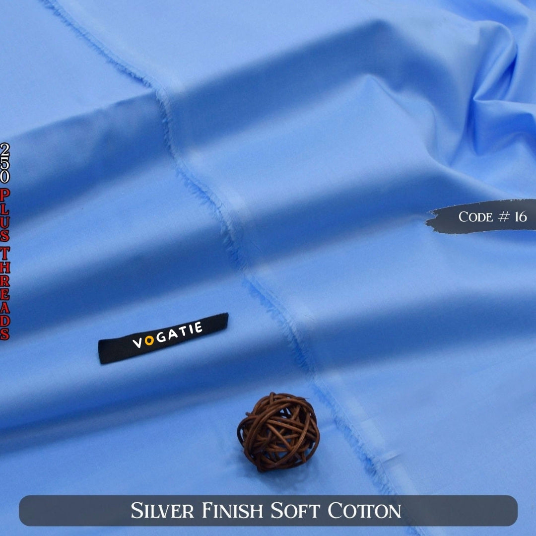 Silver Finish Soft Cotton