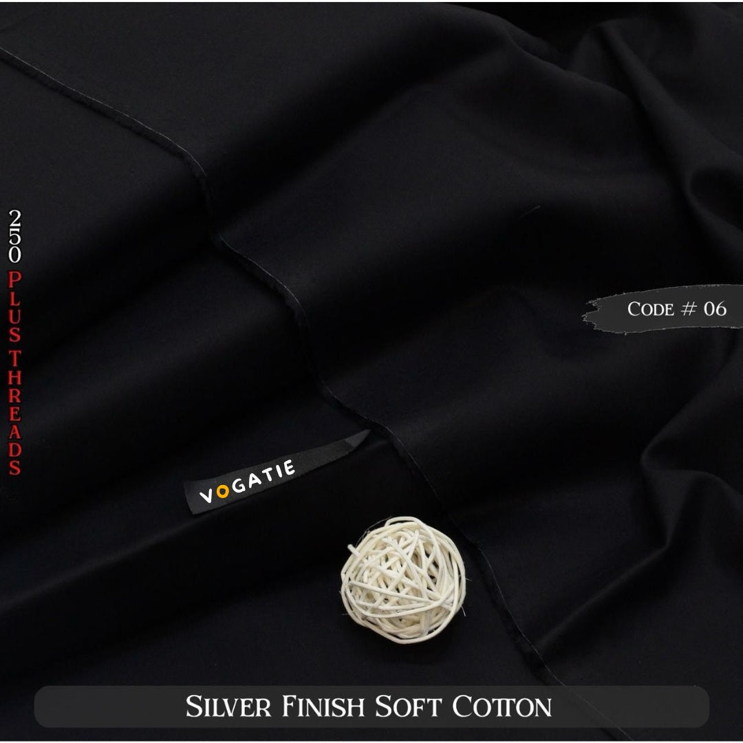 Silver Finish Soft Cotton
