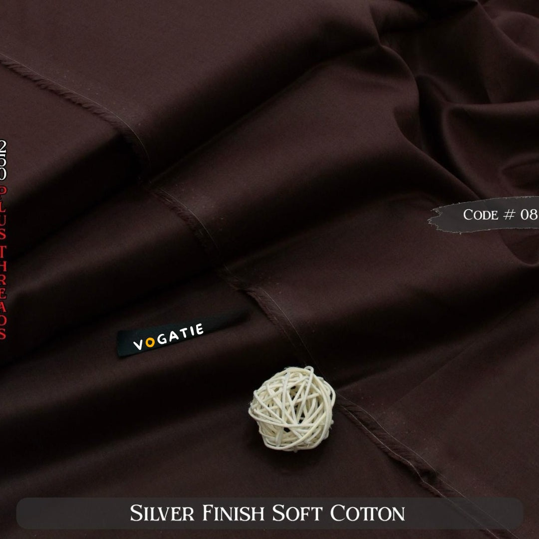 Silver Finish Soft Cotton