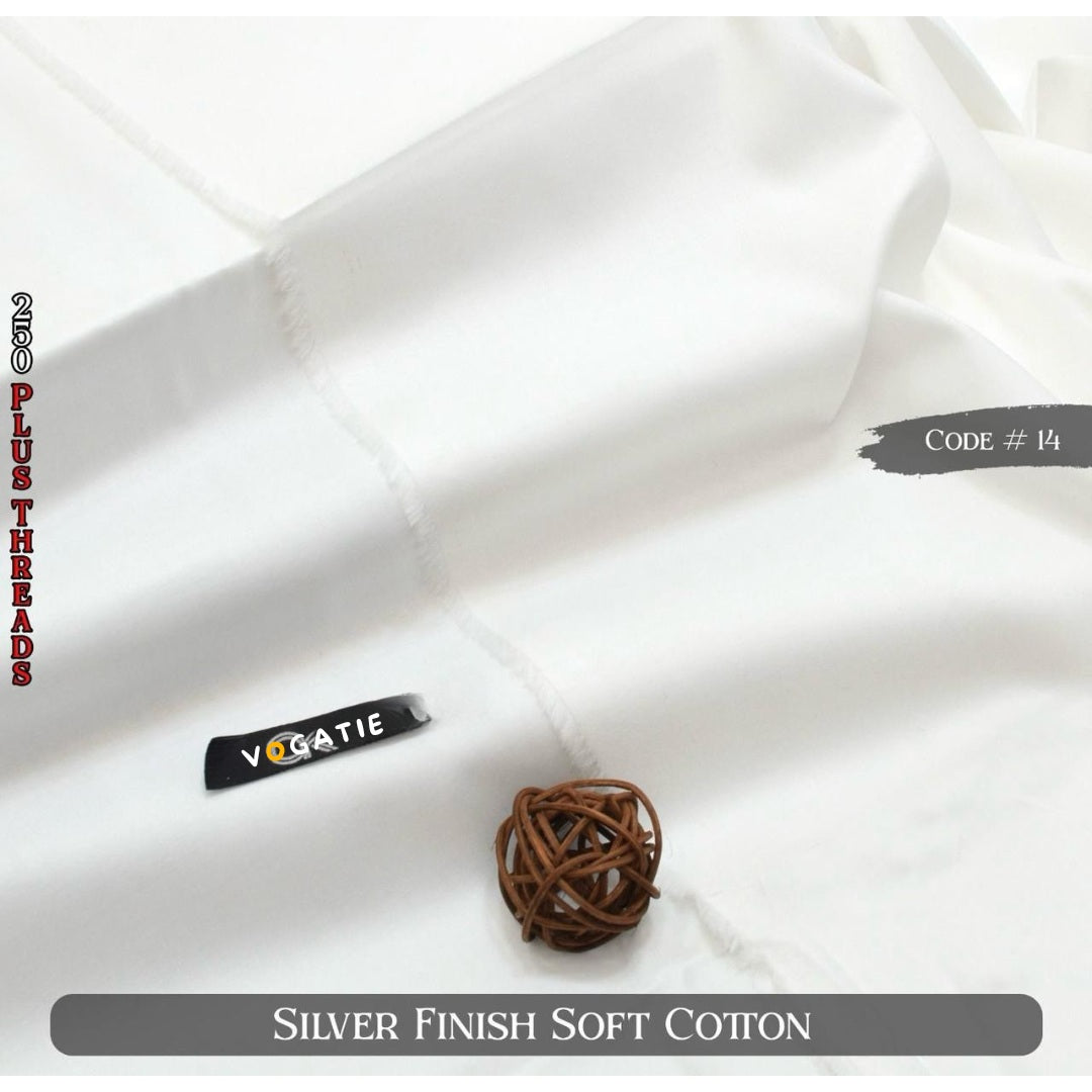 Silver Finish Soft Cotton