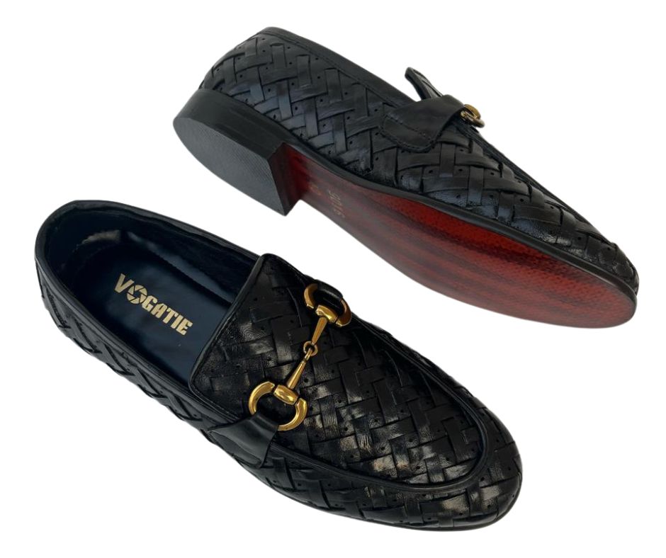 Knitted Hand Made Leather Shoes