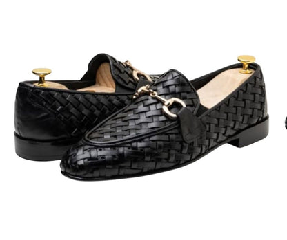 Knitted Hand Made Leather Shoes