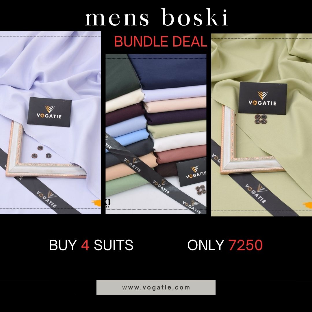 buy any 4 suits in 7250 (boski wash&wear)