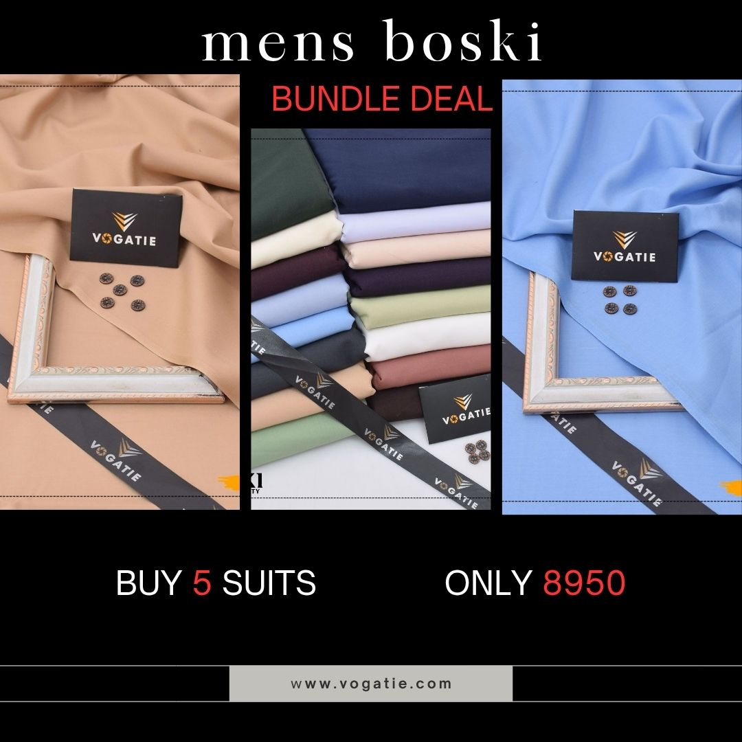 buy any 5 suits in 8950 (boski wash&wear)