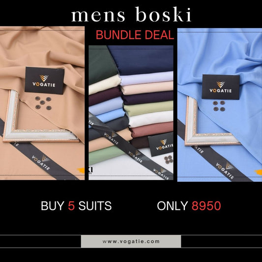 buy any 5 suits in 8950 (boski wash&wear)