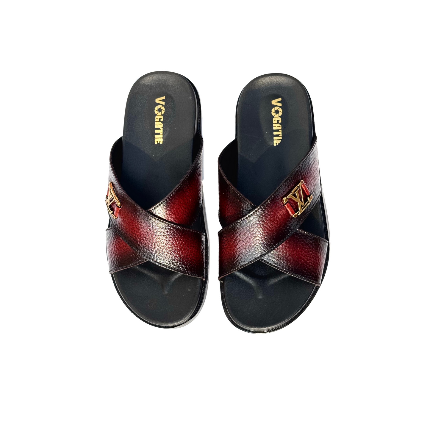 1144 Men’s Double-Shaded Quilted Slippers