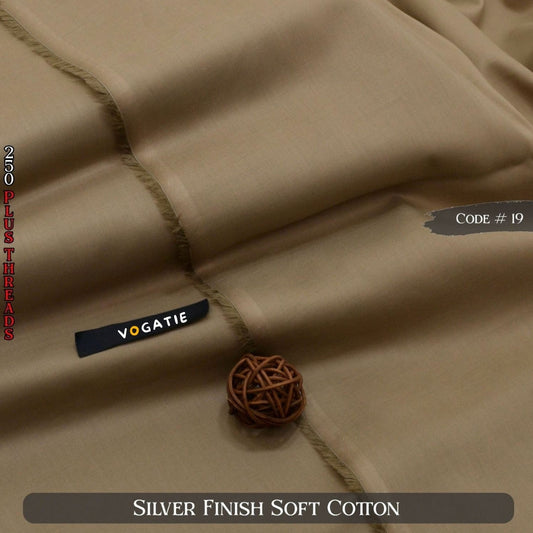 Silver Finish Soft Cotton