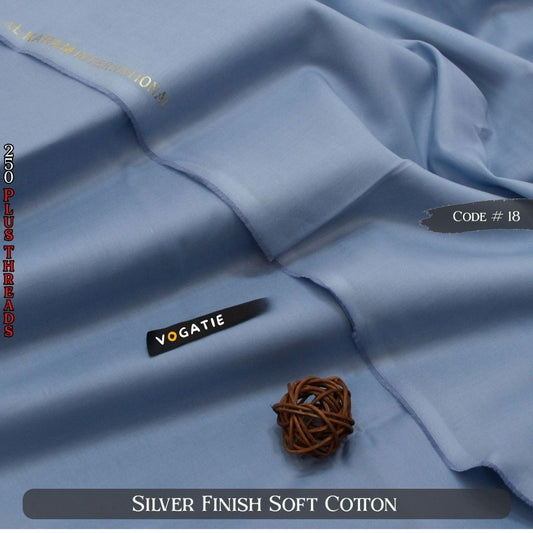 Silver Finish Soft Cotton