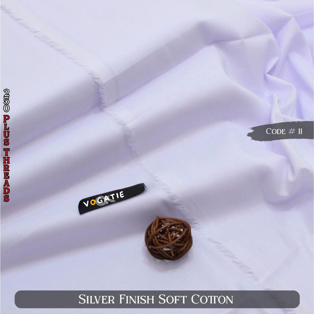 Silver Finish Soft Cotton