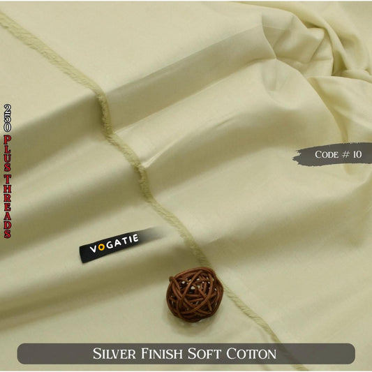 Silver Finish Soft Cotton
