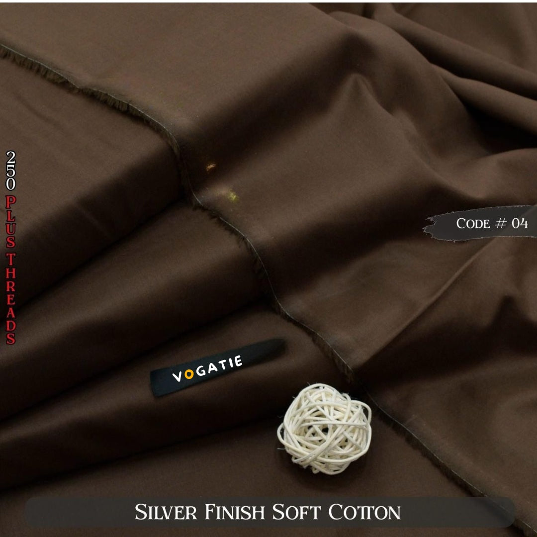 Silver Finish Soft Cotton