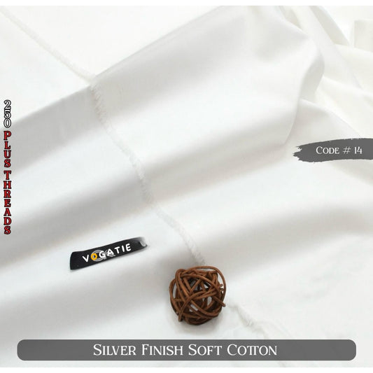 Silver Finish Soft Cotton