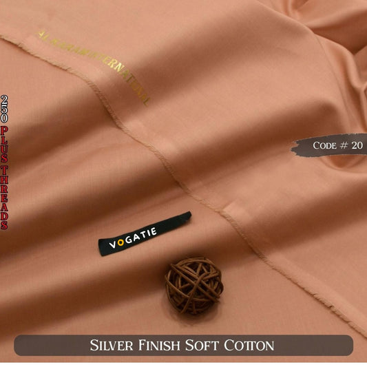 Silver Finish Soft Cotton