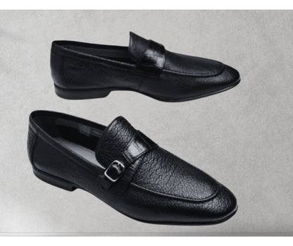 4259 SD BLK (Flexible Leather Shoes)